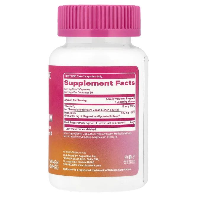 Pink Stork, Магний`` 60 капсул