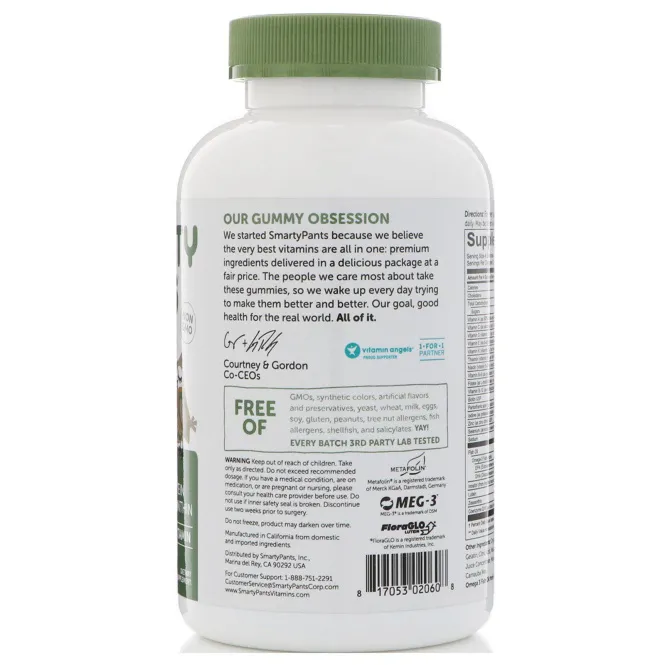 SmartyPants, Masters Complete Men 50+, 120 Gummies