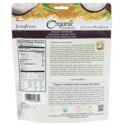 Organic Traditions, Кокосовый (пальмовый) сахар, 8 унций (227 г)