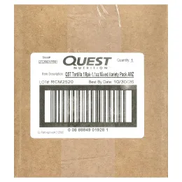 Quest Nutrition, протеиновые чипсы из тортильи, ассорти, 8 шт. по 32 г (1,1 унции)