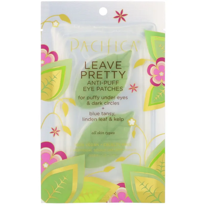 Pacifica, Leave Pretty, патчи для глаз против отечности, 1 пара, 7 мл (0,23 жидк. унции)