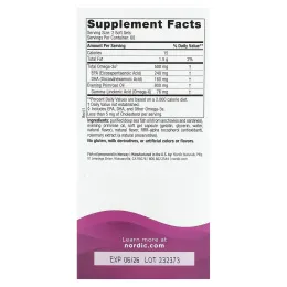 Nordic Naturals Omega Woman с маслом примулы 830 мг, 120 гелевых капсул
