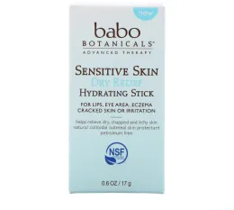 Babo Botanicals, Для чувствительной кожи, устраняет сухость, увлажняющий стик, 0,6 унц. (17 г.)