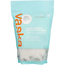 Vaska, One, Oxygen Brightener, Laundry Booster Tablets, 25 Tablets