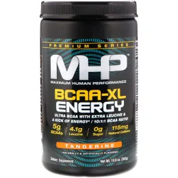 Maximum Human Performance, LLC, Премиальная серия, BCAA-XL, энергия, мандарин, 10,6 унций (300 г)