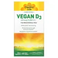 Country Life VEGAN D3 5000 МЕ, 60 веганских мягких таблеток