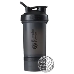 Blender Bottle, Блендер, ProStak, черный, 22 унции (650 мл)