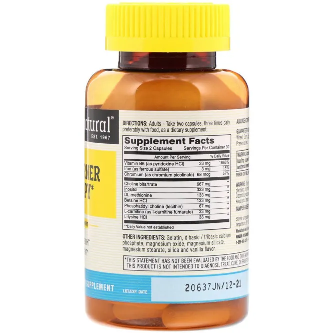 Mason Natural, Fat Burner Therapy, 60 Capsules