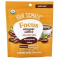 Four Sigmatic, Focus, органический растворимый кофе с грибом ежовиком гребенчатым и яконом, средняя обжарка, 50 г (1,76 унции)