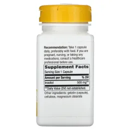 Nature's Way, Инозитол, один раз в день, 500 мг, 100 капсул