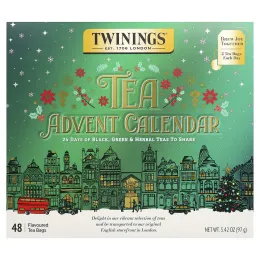 Twinings, чайный адвент-календарь, 48 чайных пакетиков, 97 г (3,42 унции)