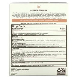 Aveeno, Для детей, лечение экземы, успокаивающая ванна, без запаха, 5 пакетов для ванны, 3.75 унций (106 г)