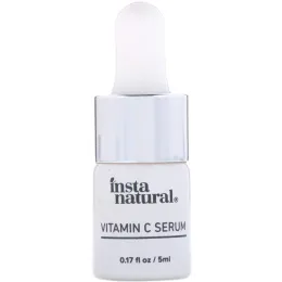 InstaNatural, Vitamin C Serum with Hyaluronic Acid + Ferulic Acid, Anti-Aging, 0.17 fl oz (5 ml)