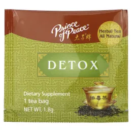 Prince of Peace, Herbal Tea, для детоксикации, 18 чайных пакетиков, 32,4 г (1,14 унции)