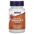 NOW Vitamin D-3 2000 IU, 120 мягких таблеток