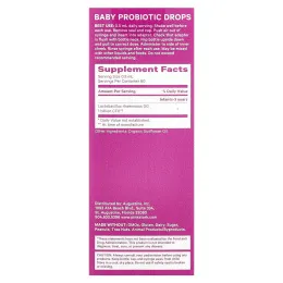 Pink Stork, Детские пробиотические капли, для детей от 0 лет, без добавок, 30 мл (1 жидк. Унция)