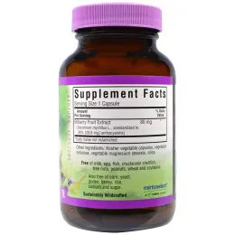Bluebonnet Nutrition, Стандартизированный экстракт плодов черники, 120 капсул в растительной оболочке