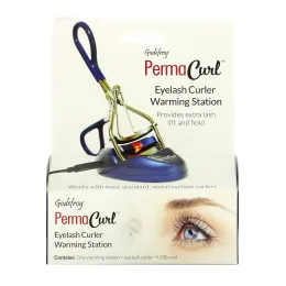 Godefroy, PermaCurl, Eyelash Curler Warming Station, One Warming Station + Eyelash Curler Set + USB Cord