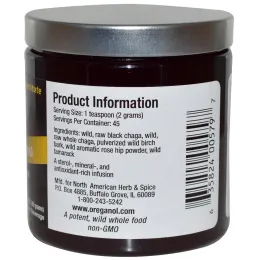 North American Herb & Spice Co., ChagaBlack, заменитель кофе, 3.2 унций (90 г)