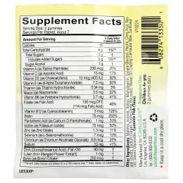 ChildLife Essentials, Мультивитаминные жевательные таблетки, натуральная клубника и лимон, 14 жевательных таблеток