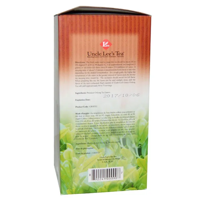 Uncle Lee's Tea, Чай премиум улун рассыпной, 120 г