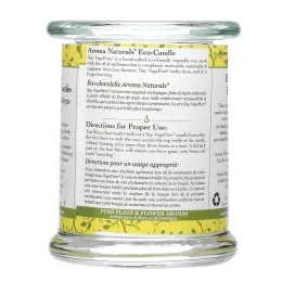 Aroma Naturals, Soy VegePure, 100% Натуральная Свеча Эфирного Масла Сои, Атмосфера, Апельсин и Лимонник 8.8 унции (260 г)