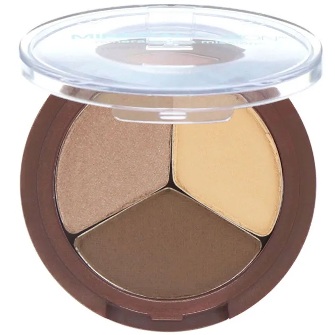 Mineral Fusion, Трио теней для век с нежными оттенкам, 3 г