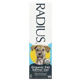 RADIUS, Органический зубной гель для собак, 3 унции (85 г)