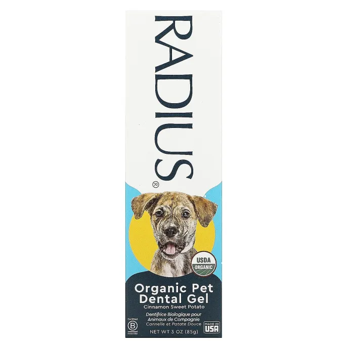 RADIUS, Органический зубной гель для собак, 3 унции (85 г)