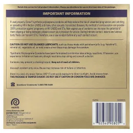 Durex, Real Feel Non-Latex, Regular Fit, 36 полиизопреновых презервативов