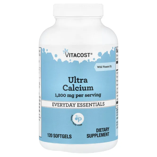 Vitacost, Ultra кальций с витамином D3, 120 капсул