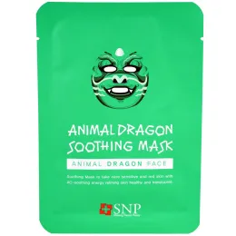 SNP, Успокаивающая маска «Животное дракон», 10 масок по 25 мл каждая