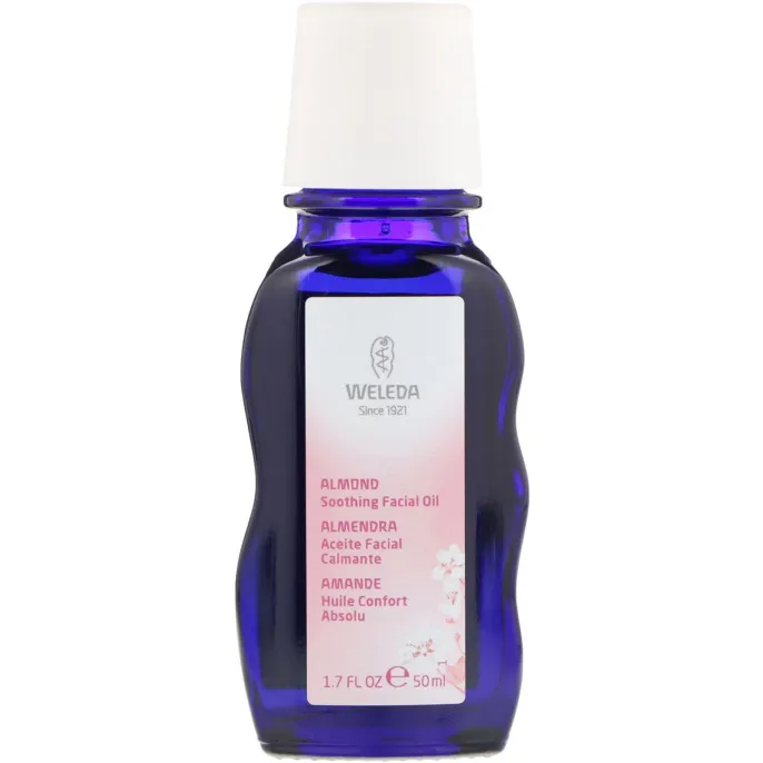 Weleda, Успокаивающее масло для деликатного ухода, экстракты миндаля, для чувствительной кожи, 1,7 жидкой унции (50 мл)