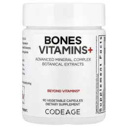 Codeage, Bones Vitamins +, 90 растительных капсул