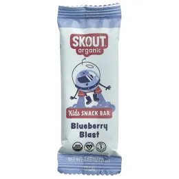 Skout Organic, детские батончики-снеки, со вкусом голубики, 6 батончиков по 24 г (0,85 унции)