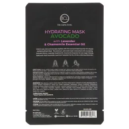 BCL, Be Care Love, Essential Oil Serum-Infused Facial Sheet Mask, Hydrating Avocado , 1 Mask