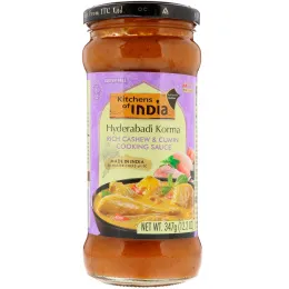 Kitchens of India, Hyderabadi Korma, Rich Cashew & Cumin Cooking Sauce, Medium, 12.2 oz (347 g)