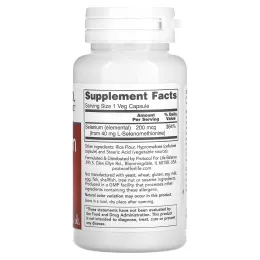 Protocol for Life Balance, Селен, 200 мкг, 90 растительных капсул