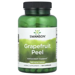 Swanson, Цедра грейпфрута, 600 мг, 120 капсул