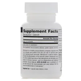 Source Naturals, Бета-глюкан (Beta Glucan), 100 мг, 30 капсул