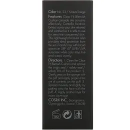 Cosrx, Кушон от пятен Clear Fit, 23 натуральных бежевых кушона, 15 г