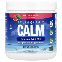 Natural Vitality, CALM®, смесь для расслабляющих напитков, арбуз, 227 г (8 унций)
