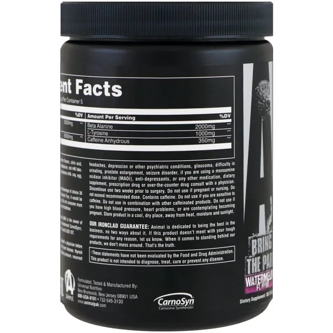 Animal, Животная ярость, арбуз, 80,15 г