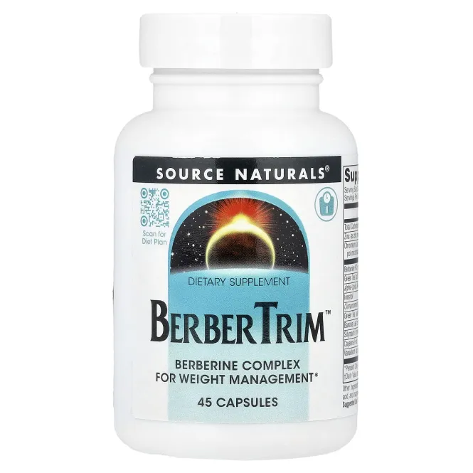 Source Naturals, BerberTrim™, 45 капсул