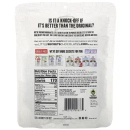 Little Secrets, Mini Crispy Wafers, Almond Butter in Dark Chocolate with Sea Salt, 10 Individually Wrapped Minis, 3.5 oz (100 g)