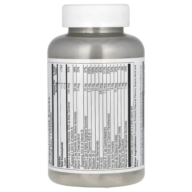 Thompson, детские жевательные таблетки, «Вкусный пунш», 120 жевательных таблеток