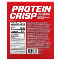 BSN, Protein Crisp, с хрустом и вкусом арахисового масла, 12 батончиков, 1,97 унц. (56 г) каждый