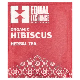 Equal Exchange, органический травяной чай с гибискусом, без кофеина, 20 чайных пакетиков, 40 г (1,41 унции)
