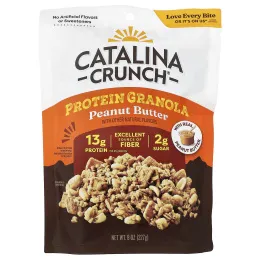 Catalina Crunch, протеиновая гранола, арахисовая паста, 227 г (8 унций)