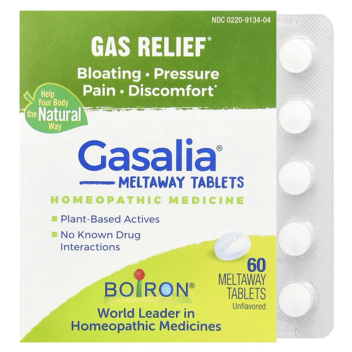 Boiron, Gasalia 60 быстро растворяющихся таблеток